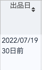 出品日