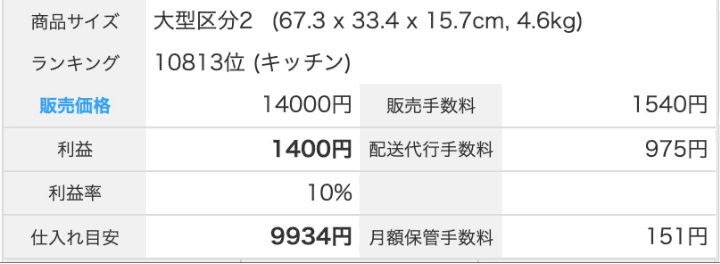 ポイント分を差し引いたAmazon販売価格。 ※任意の値を入力して利益計算が可能です。 ※「販売価格」をクリックすると、カートと新品最低価格を表示します。それぞれの価格をクリックすると、その値を基準に利益計算をします。 ※Amazonペー…